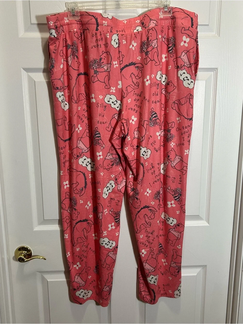 Disney Winnie the Pooh Coral Pajama Pants - Picture 4 of 5